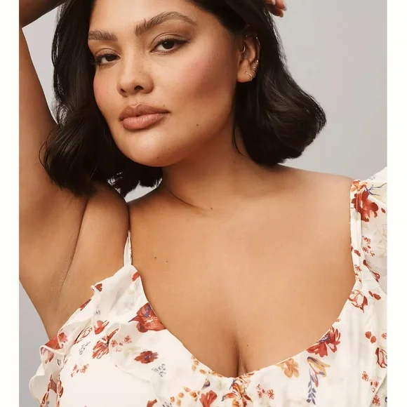 NWT Let Me Be Anthropologie Sleeveless Ruffle Maxi Dress - Picture 8 of 8